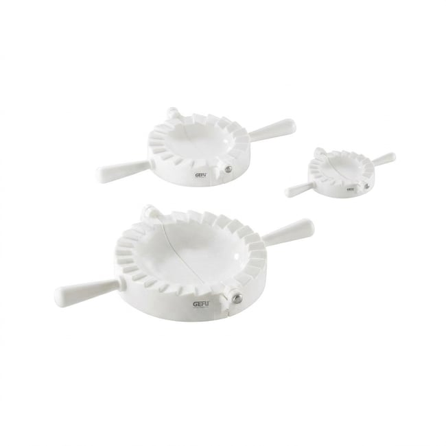 Moule à raviolis lot de 3 pièces TRANSFORMER blanc <span itemprop=