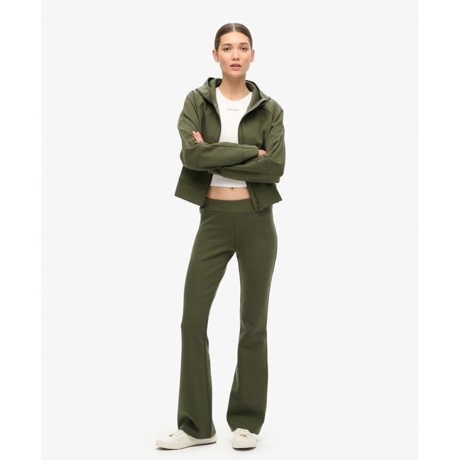 Pantalon de survêtement évasé à taille basse Sport Tech - SUPERDRY