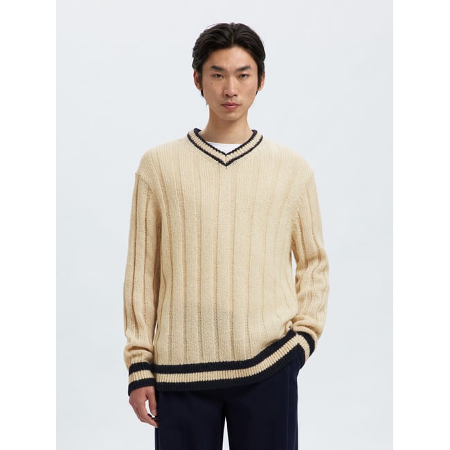 Pull À Col En V egret <span itemprop=