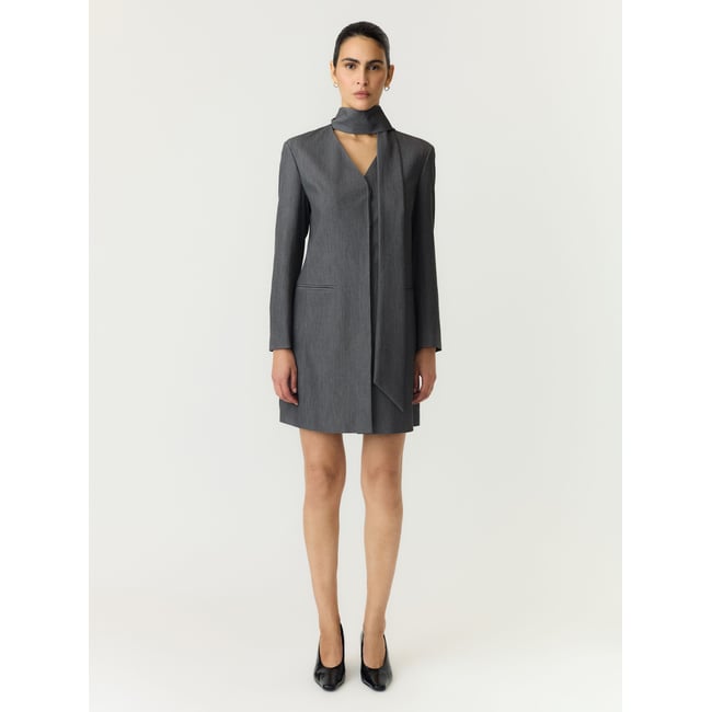 Mini-Robe gris - medium grey melange1 <span itemprop=