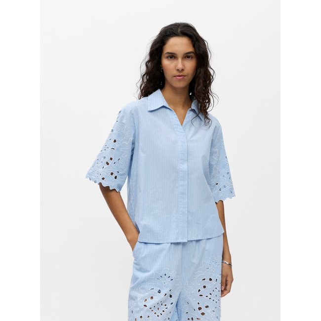 Chemise Manches à œillets winter sky <span itemprop=