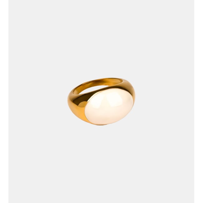 Bague dôme émaillé - SIMONE A BORDEAUX