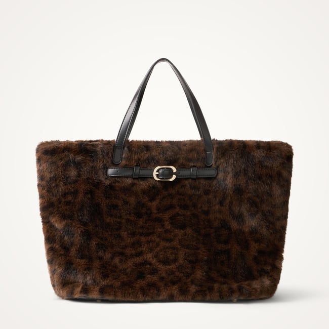 Grand sac cabas Maxi KEIRA léopard <span itemprop=
