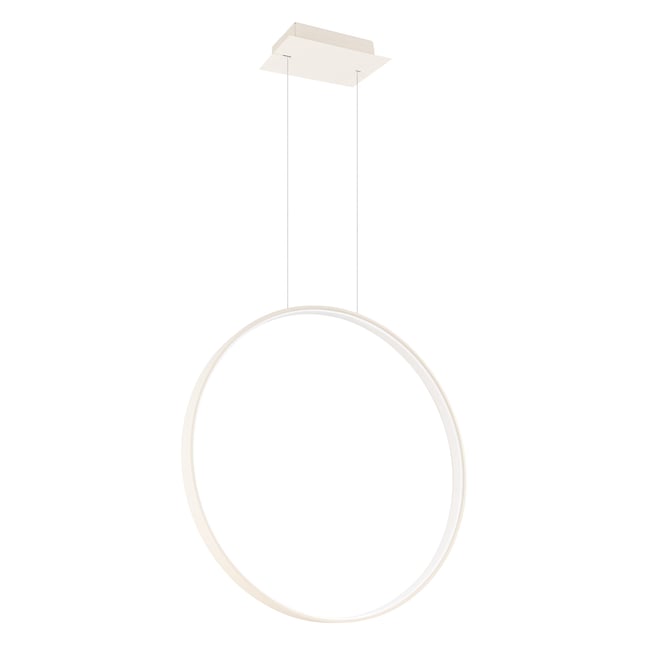 Suspension Aluminium Beige LED 1 Rio Couleur beige <span itemprop=