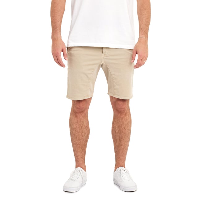 SHORT CHINO CREAM beige <span itemprop=