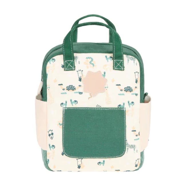 Sac à dos enfant blanc, vert <span itemprop=
