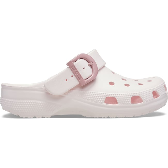 Sabots Classic Enamel Buckle rose clair <span itemprop=