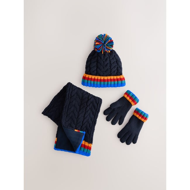 Bonnet, écharpe et gants, 3 pièces - NEXT