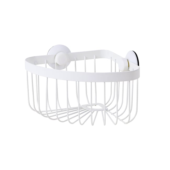 Organisateur de douche en acier, NEO Couleur blanc <span itemprop=