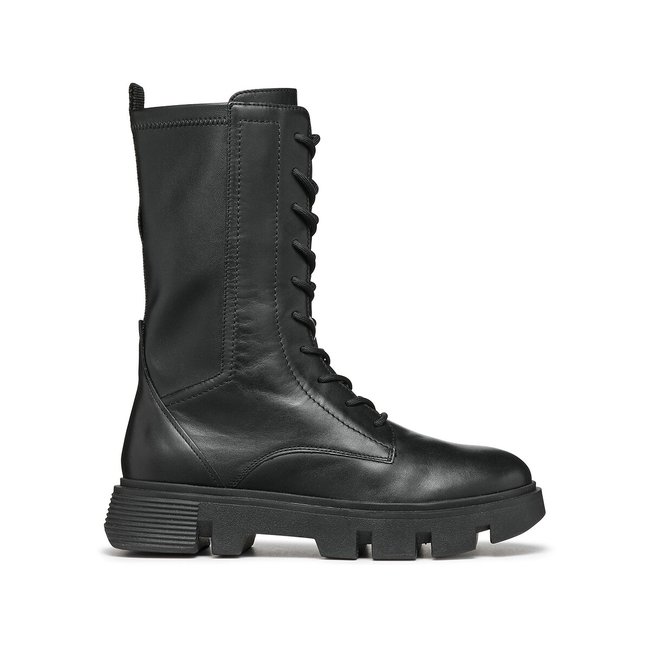 Bottines respirantes montantes à lacets Vilde noir <span itemprop=