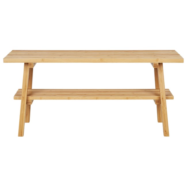 Banc en Bambou - SAONA Couleur bois <span itemprop=