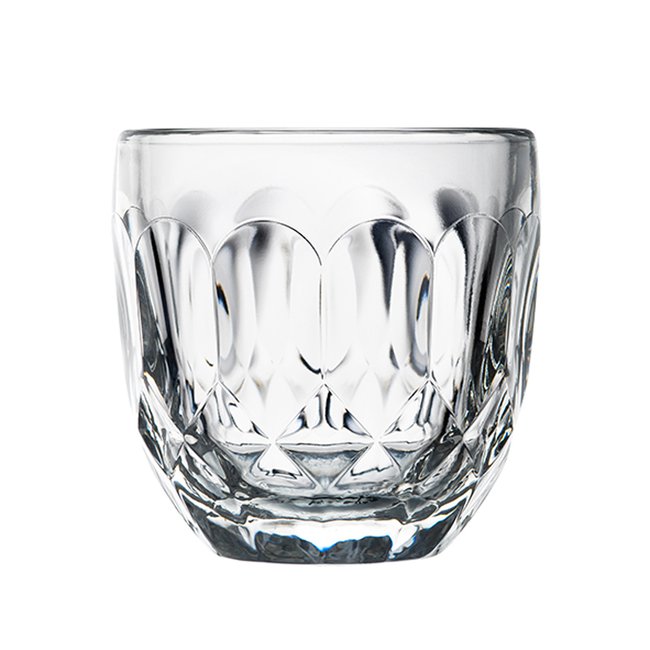 Tasse à expresso 10 cl (lot de 6)-FACETTES Couleur transparent <span itemprop=
