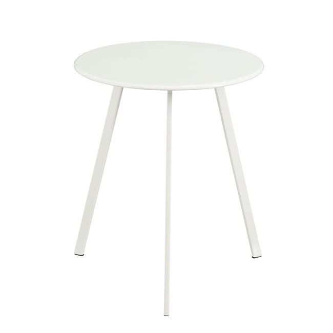 Table de jardin Seatle Blanc Couleur blanc <span itemprop=