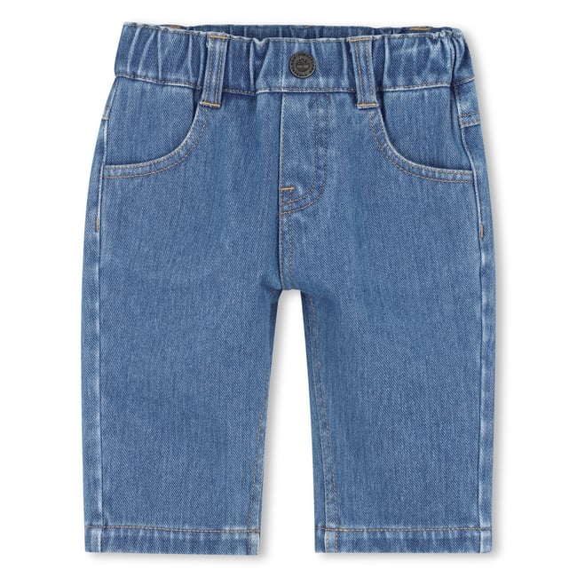 Pantalon en denim stone <span itemprop=