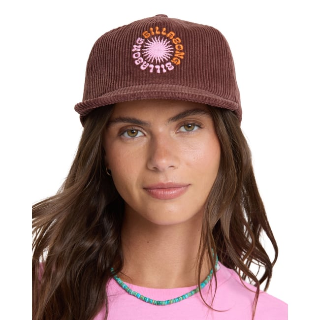 Casquette GRANDPA CORD marron esspresso <span itemprop=