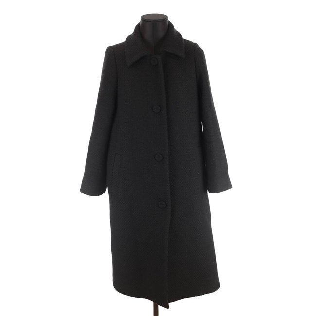 Manteau en laine - Très Bon État noir <span itemprop=