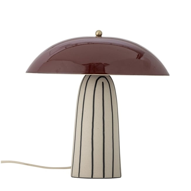 Lampe à poser design grès  ARVID Couleur multicolore <span itemprop=