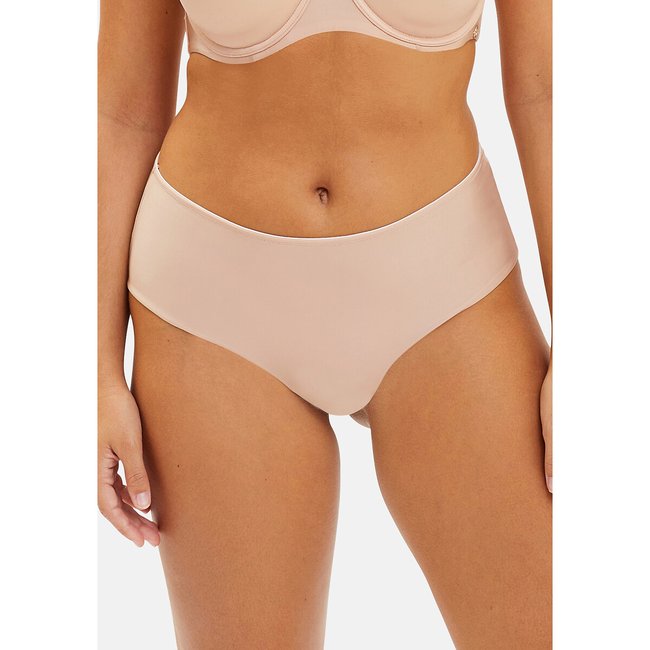 Braguita tipo shorty de microfibra satinada Unseen - SANS COMPLEXE