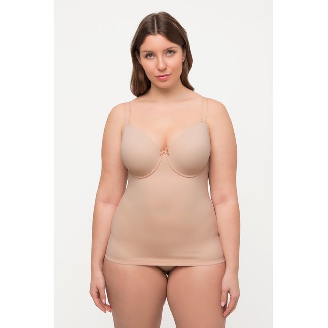Top avec soutien-gorge. Armatures et bonnets champagne <span itemprop=