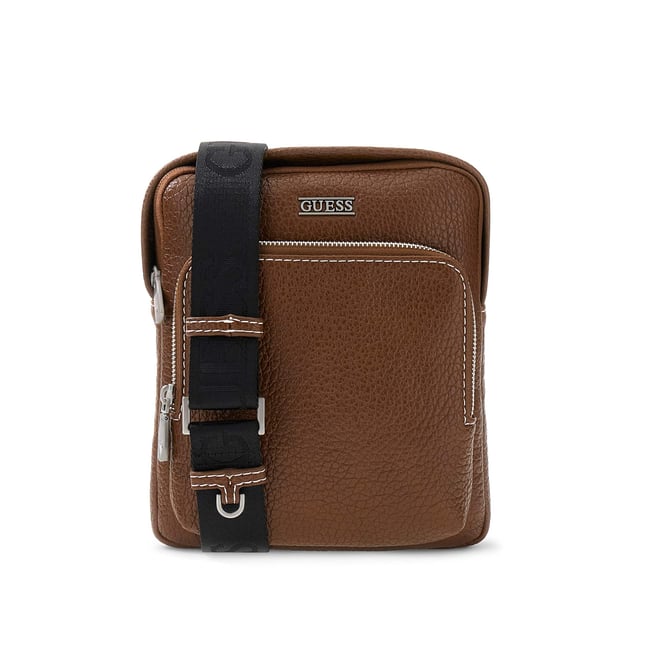 Sac Boston Mini Crossbody marron <span itemprop=