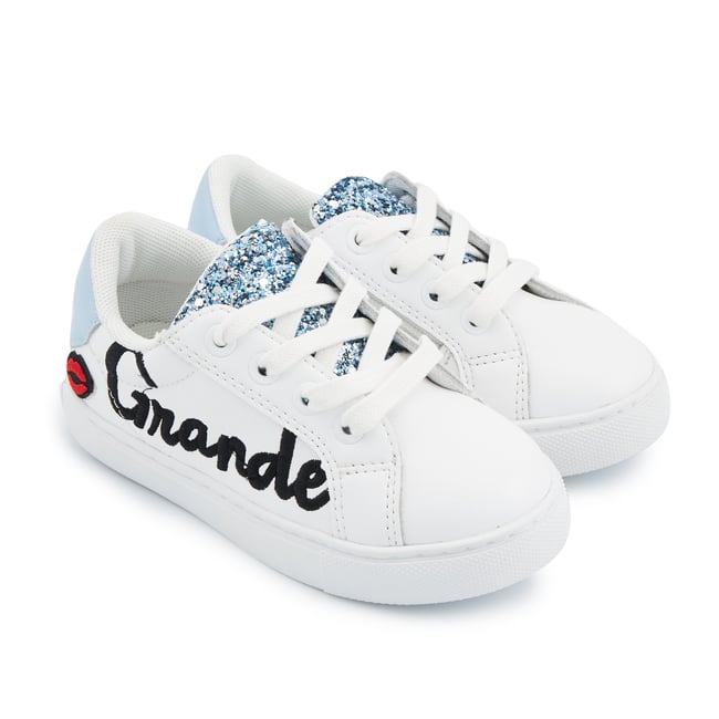Baskets Enfant En Cuir Mini Simone Grande Soeur v002227 <span itemprop=
