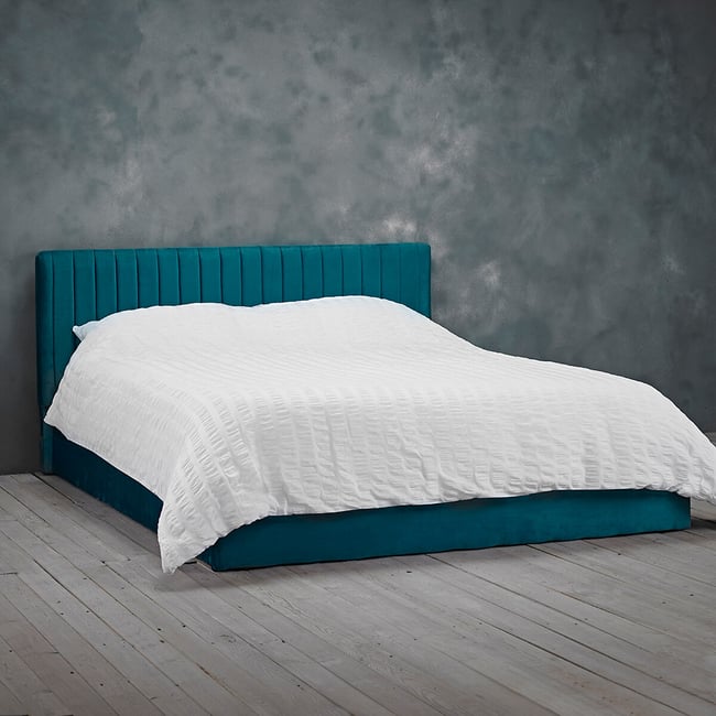 Padded Headboard Upholstered Ottoman Bed - SO'HOME