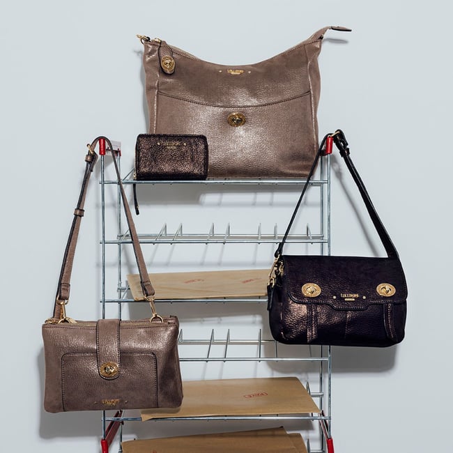 Sac hobo  Roselyne doré,taupe <span itemprop=