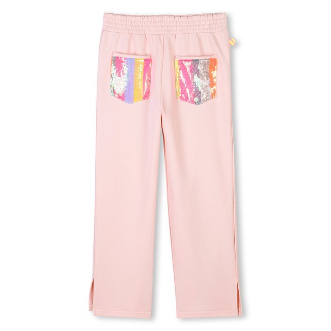 Pantalon de jogging large pale rose <span itemprop=