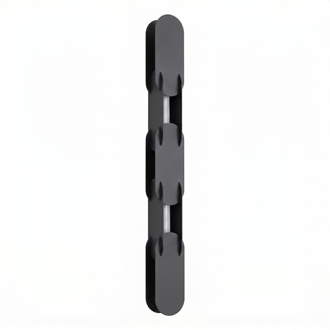 Applique murale Acier Noir LED 1 Chain Couleur noir <span itemprop=