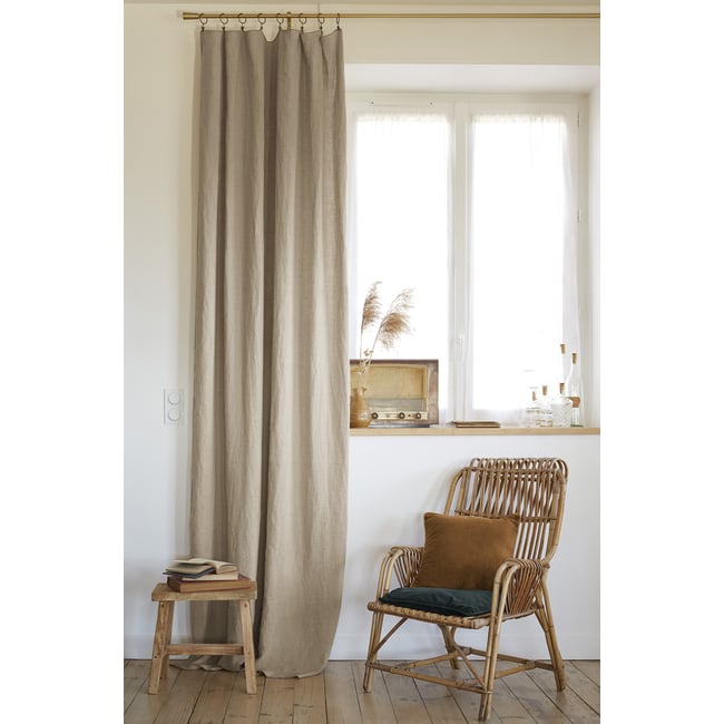 Rideau lin lave Collection Soline - EDEN