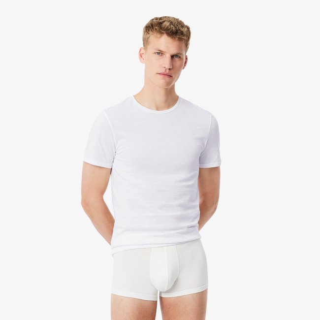 Lot de 3 t-shirts d'intérieur slim fit - LACOSTE