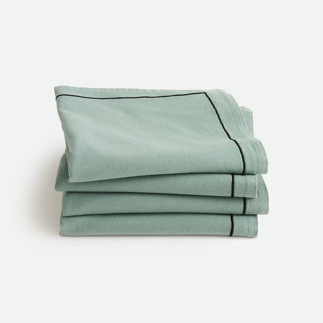 Bourdon Washed Linen/Cotton Napkins - LA REDOUTE INTERIEURS