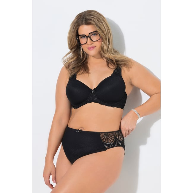Culotte midi TruYou en microfibre noir <span itemprop=