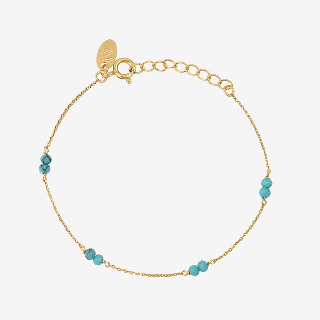 Bracelet venus turquoise bleu <span itemprop=