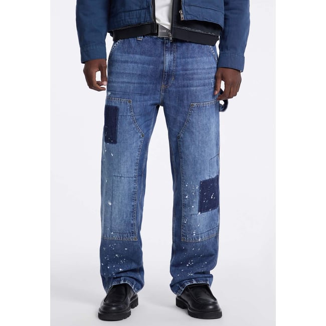 Jean Carpenter bleu <span itemprop=