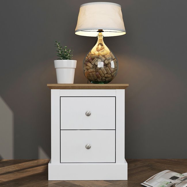 Traditional Bedside Cabinet - SO'HOME