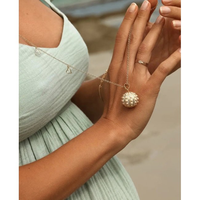 Bola de grossesse - Oursin sauge multicolore <span itemprop=