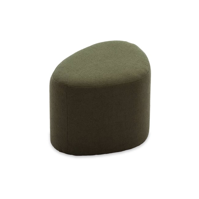 Tabouret, pouf en forme de galet tissu TAO - SWEEEK