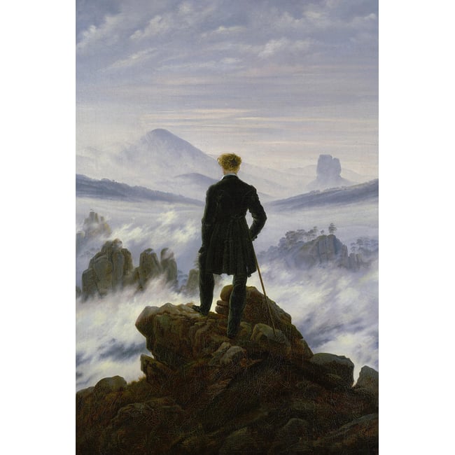 Tableau la mer et le brouillard par caspar david friedrich - HEXOA