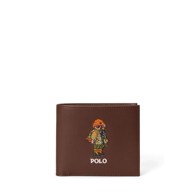 Leren portefeuille, Bear <span itemprop=