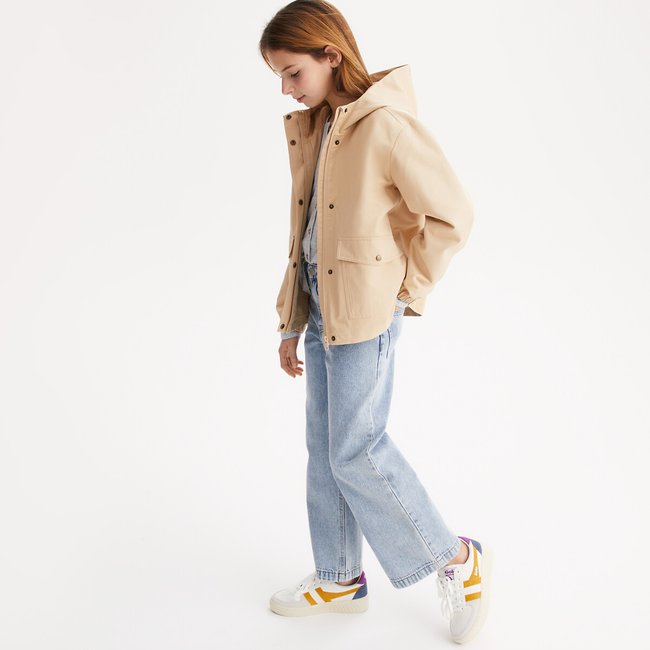 Ветровка с капюшоном бежевый LA REDOUTE COLLECTIONS