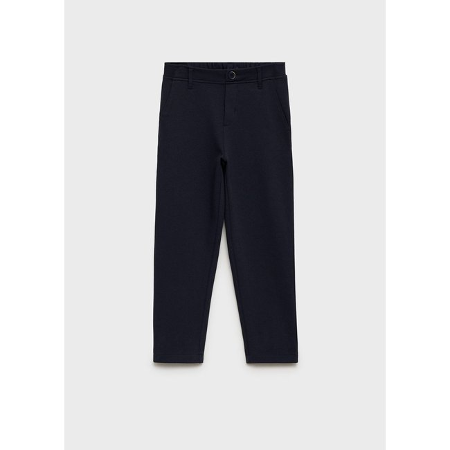 Pantalon costume slim-fit bleu marine foncé <span itemprop=