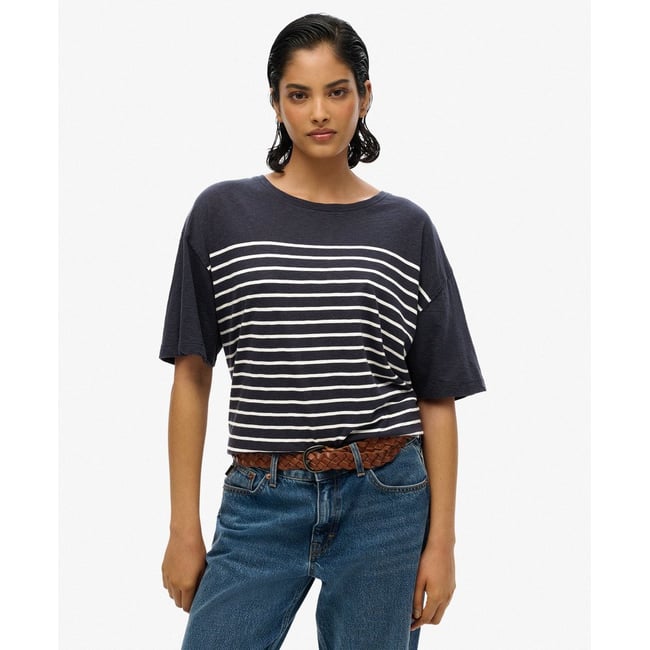 T-shirt Studios Épaules Tombantes Coupe Oversize - SUPERDRY