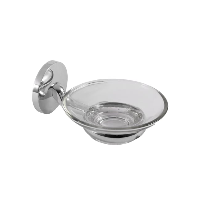 Porte-savon en zamak, SUITE Couleur transparent <span itemprop=