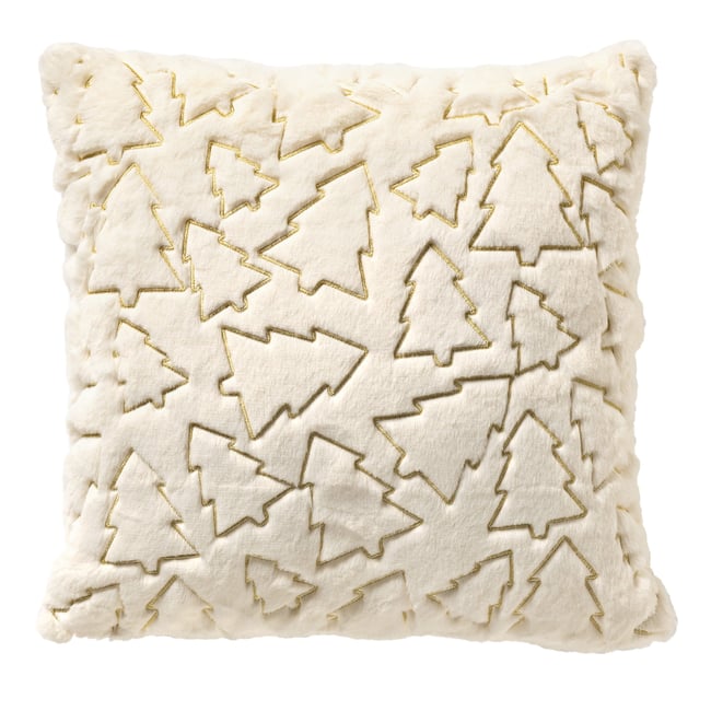 Coussin Pina blanc cassé <span itemprop=