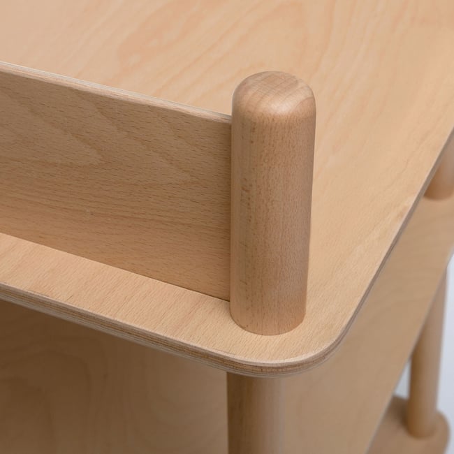 Table à langer PAGO en hêtre - CHARLIE CRANE