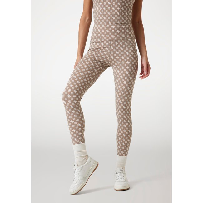 Legging Logo All-Over marron multi <span itemprop=