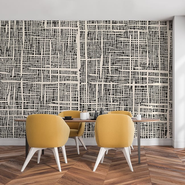 Papier peint maillage et texture Couleur intissé <span itemprop=