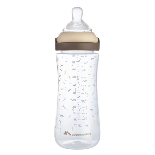 Biberon PP physio Air confort 360 ml Memphie/Sand - BEBECONFORT