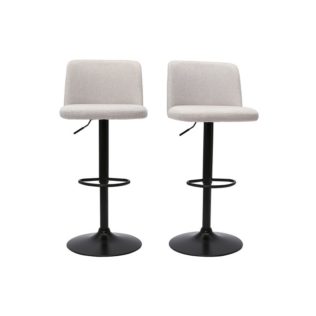 Tabourets de bar design réglables ajustables (lot de 2) MONTI - MILIBOO